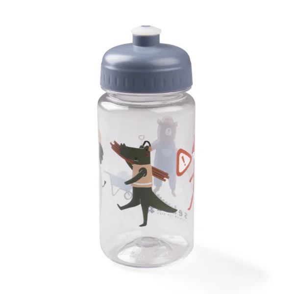 SEBRA tritanová fľaša na pitie "Busy Builders" - 425 ml