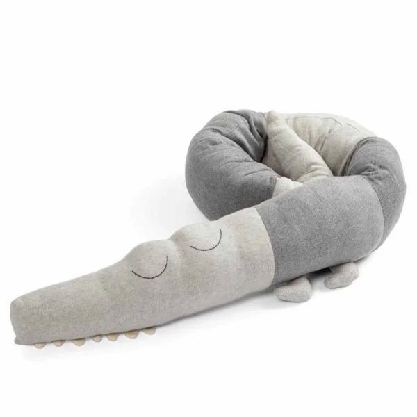 SEBRA mantinel, vankúš a hračka "Sleepy Croc" - 190 cm