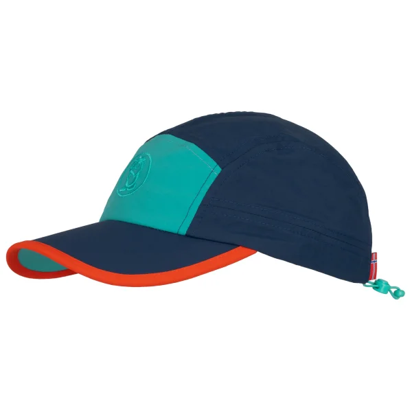TROLLKIDS ľahká detská šiltovka "Troll" - Mystic Blue / Blue Coral / Fire Red
