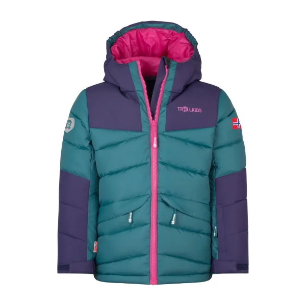 TROLLKIDS zimná dievčenská bunda "Narvik" midnight petrol